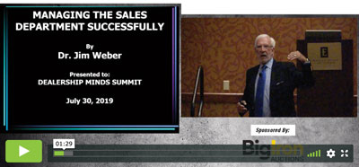 Weber Sales Intensive presentation