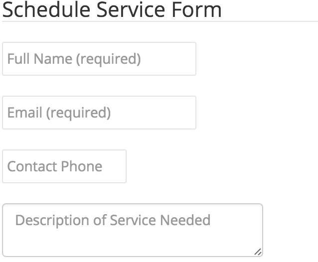 Submit Service Form