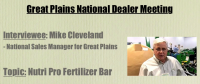 Mike Cleveland, national sales manager, Great Plains Manufacturing