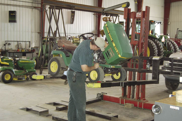 Codington-Clark Equipment's service department