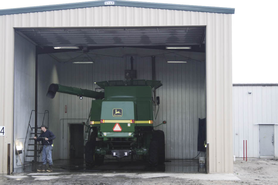 Washing Station for Service Inspections