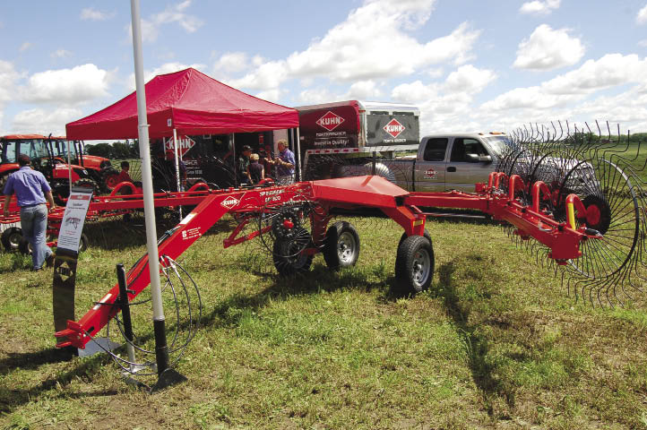 Kuhn North America high-capacity carted wheel rakes