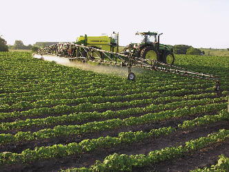 Sprayer in Action