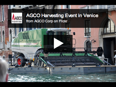 AGCO Harvesting Event in Venice AGCO Harvesting Event in Venice