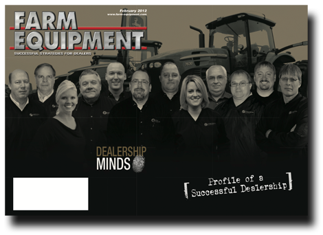 Farm Equipment Magazine Cover - February 2012