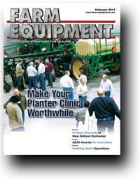Farm Equipment Magazine Cover - February 2013 Farm Equipment Magazine Cover - February 2013