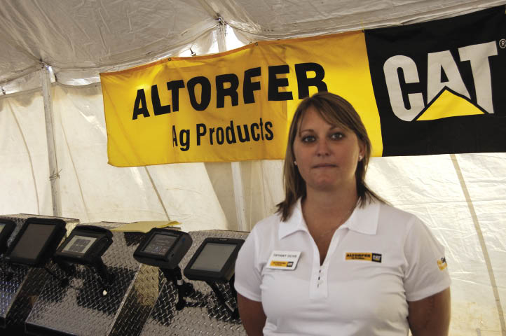 Tiffany Ochs, ag technology sales with Altorfer Ag Products, is providing agronomic advice to customers after spending four years as a technology specialist with a co-op. Altorfer could eventually be a “one-stop shop” for equipment customers looking for precision data analysis. Tiffany Ochs, ag technology sales with Altorfer Ag Products, is providing agronomic advice to customers after spending four years as a technology specialist with a co-op. Altorfer could eventually be a “one-stop shop” for equipment customers looking for precision data analysis.