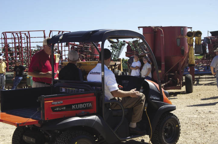 For the first time ever, Johnson Tractor included live Internet bidding at its auction in Juda, Wis., in August. The dealership worked with Tractor House to manage the online bidding.