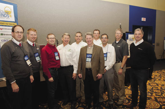 Eight companies sponsored the 2013 Dealership Minds Summit in Kansas City. While none of the sponsors was afforded “podium time,” these 8 companies believed in the innovative meeting format and shared Farm Equipment’s belief that an informed industry is a better one for all. The 8 Title Sponsors included: Versatile, GBGI, Iron Solutions, Agtron Enterprises, Orthman Manufacturing. Dealer Information Systems, Horsch and Agri-Trend. Eight companies sponsored the 2013 Dealership Minds Summit in Kansas City. While none of the sponsors was afforded “podium time,” these 8 companies believed in the innovative meeting format and shared Farm Equipment’s belief that an informed industry is a better one for all. The 8 Title Sponsors included: Versatile, GBGI, Iron Solutions, Agtron Enterprises, Orthman Manufacturing. Dealer Information Systems, Horsch and Agri-Trend.