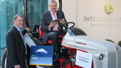 New Holland Tractor at Intercontinental Hotel