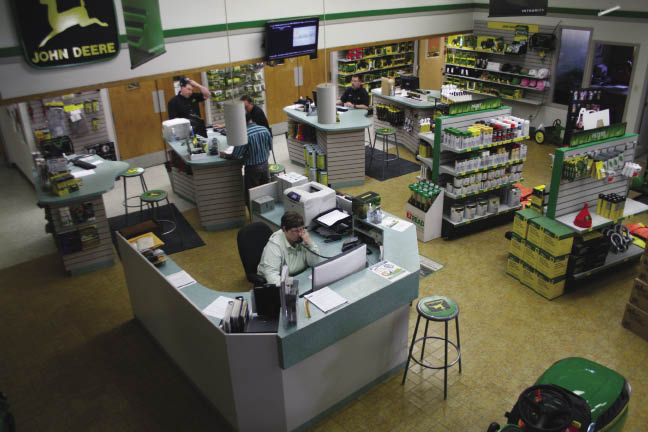 The showroom at the headquarters location in Swift Current, Sask. carries maintenance supplies, branded merchandise, tow ropes and more. Although created from mergers that involved nine locations, the company has worked hard to ensure each store doesn&rsquo;t lose touch with the communities they are located in.