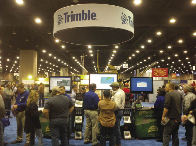 Trimble Navigation's booth