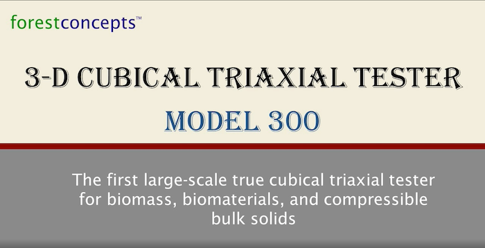 3-D Biomass Cubical Triaxial Tester