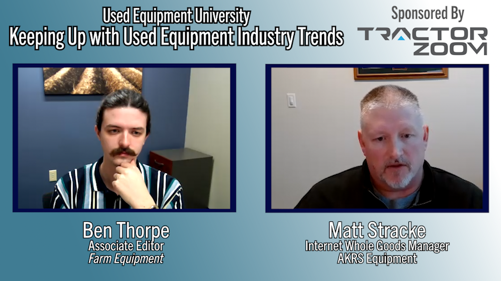 Used Equipment University: Matt Stracke