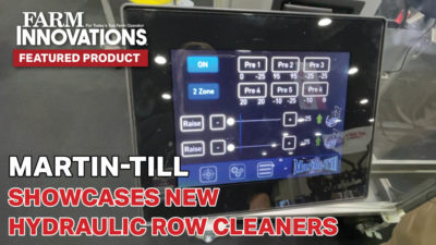 Martin-Till Showcases New Hydraulic Row Cleaners