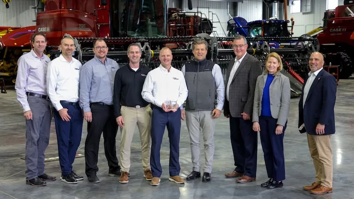 Titan Machinery’s senior leadership were recently presented with two prestigious Case IH awards by CNH Executives: the Fix Right the First Time Award and an exceptional Net Promoter Score 