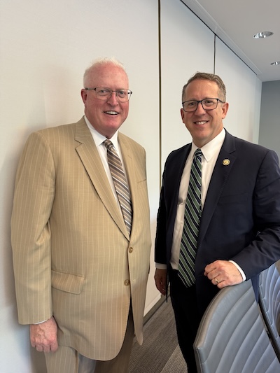 AED President & CEO Brian P. McGuire met with Congressman Adrian Smith (R-Neb.), co-chair of the Biofuels Caucus