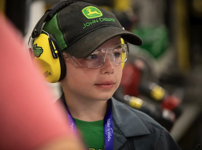 Young Tractor Fan's Unforgettable Day in Waterloo