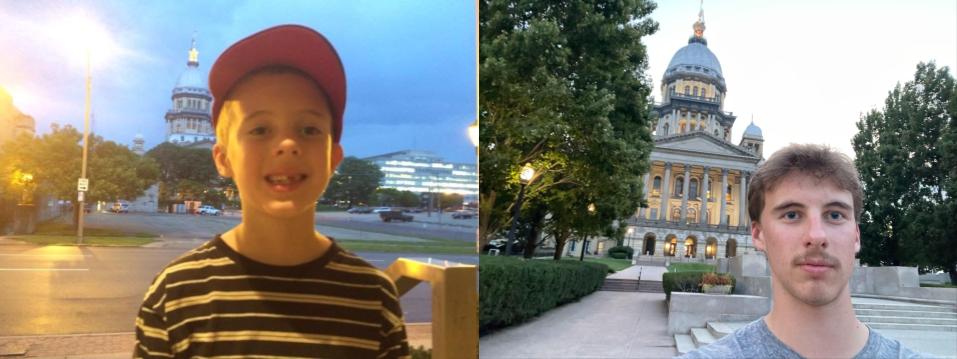 Hayden at Illinois state capitol