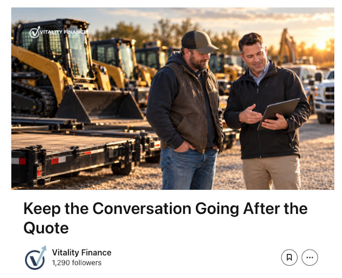Keep the Conversation Going After the Quote