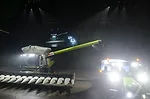 Green Claas Combine