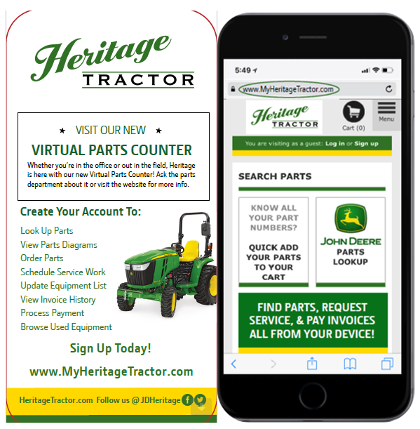 Herritage Tractor Virtual Parts Counter