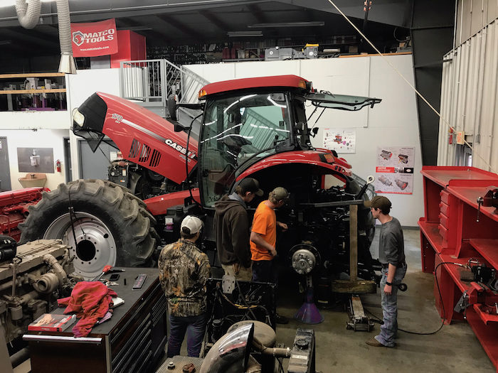 Case IH tractor donation 