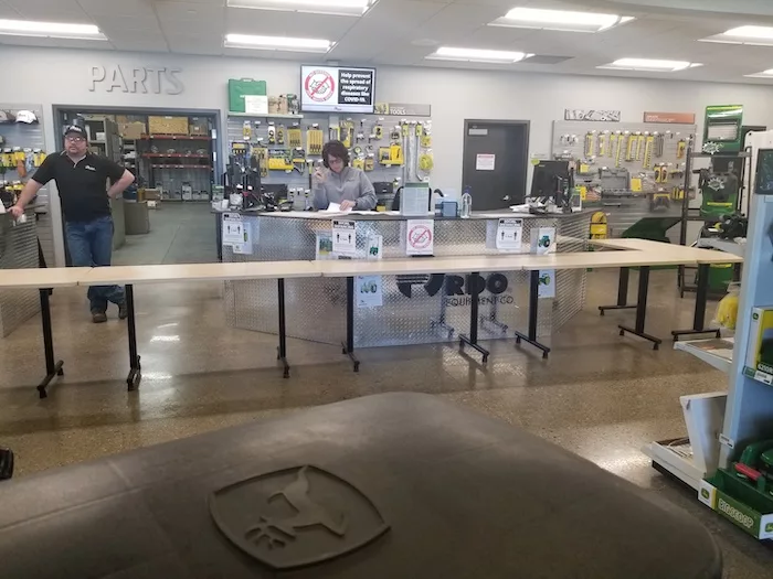 RDO Parts Counter COVID