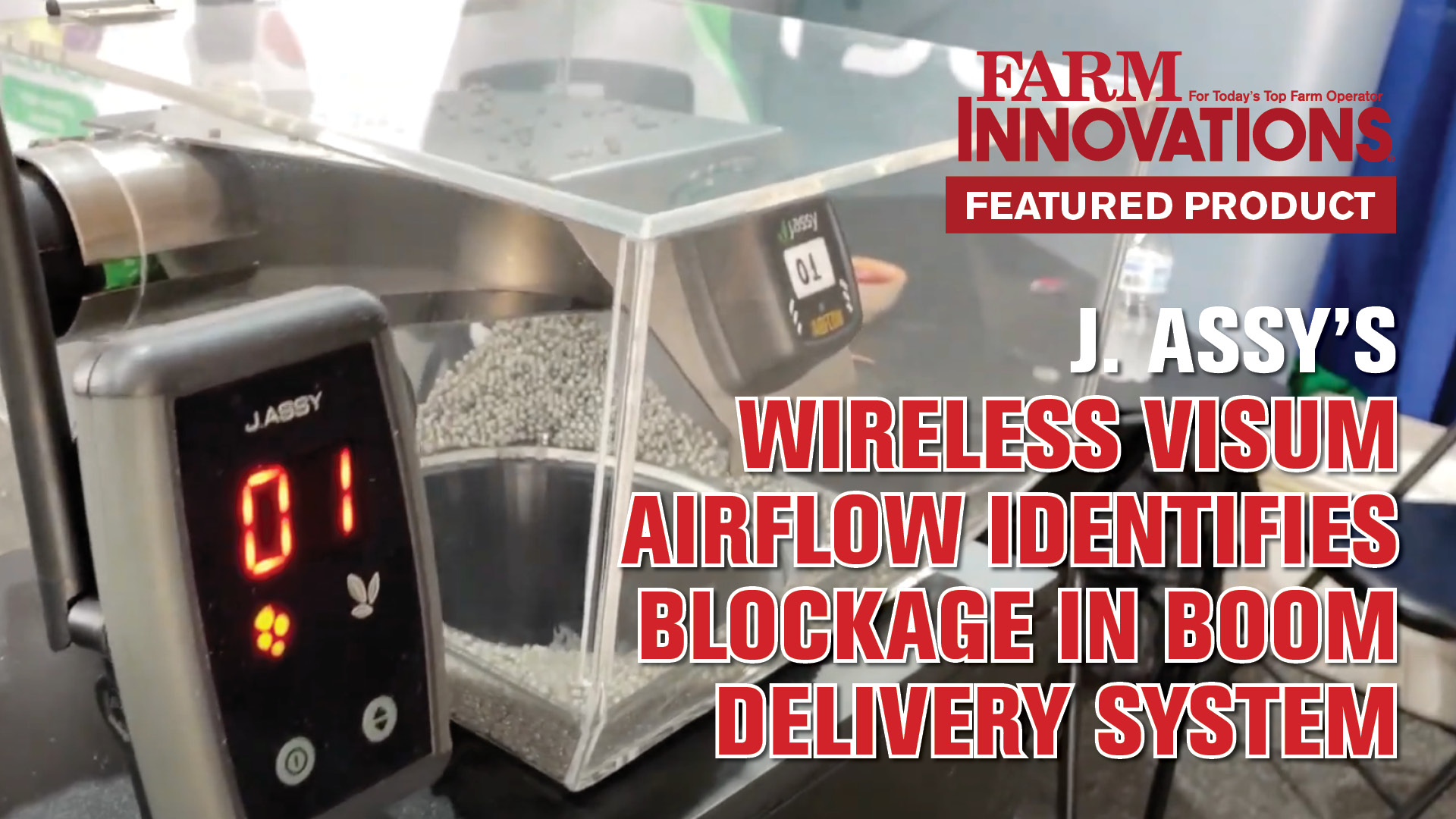[Video] J. Assy’s Wireless Visum Airflow Identifies Blockage in Boom