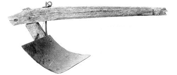1800's Double-Handled Hay Blade Knife Saw Farming Tool French