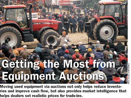 equipment auctions getting most farm
