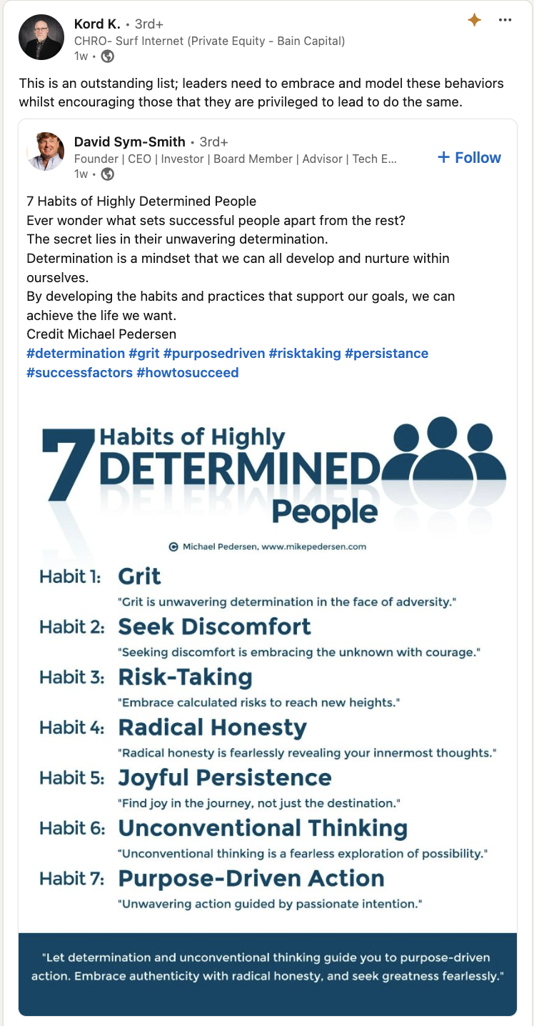 7 Habits of Highly Determined People