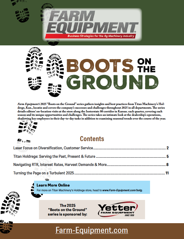 Farm Equipment Boots on the Ground - 2025 Farm Equipment Boots on the Ground - 2025