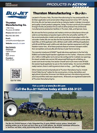 Thurston Manufacturing Mfg PIA