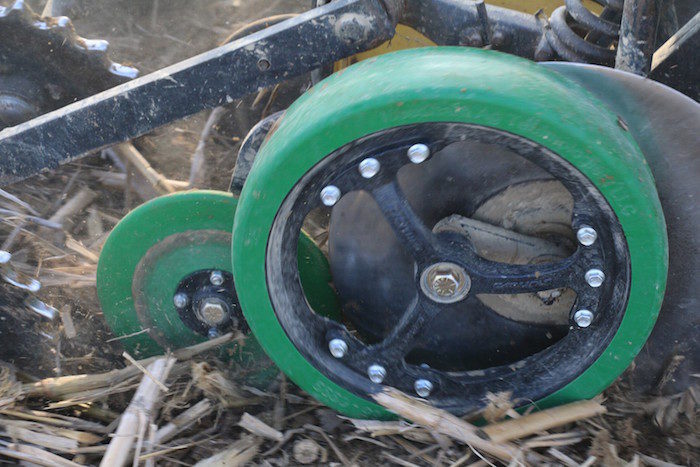 needham carlisle Spoked Narrow Gauge Wheel Assembly w/ needham ag urethane tire_1117 copy