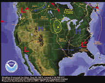 NOAA Weather Map