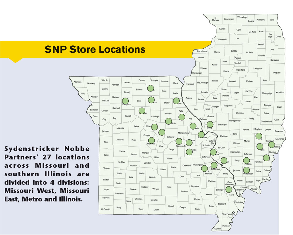Sydenstricker Nobbe Partner store locations
