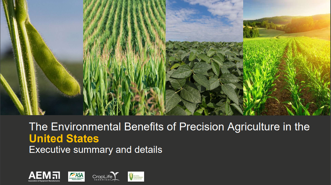 Environmental Benefits of Precision Agriculture study 2021