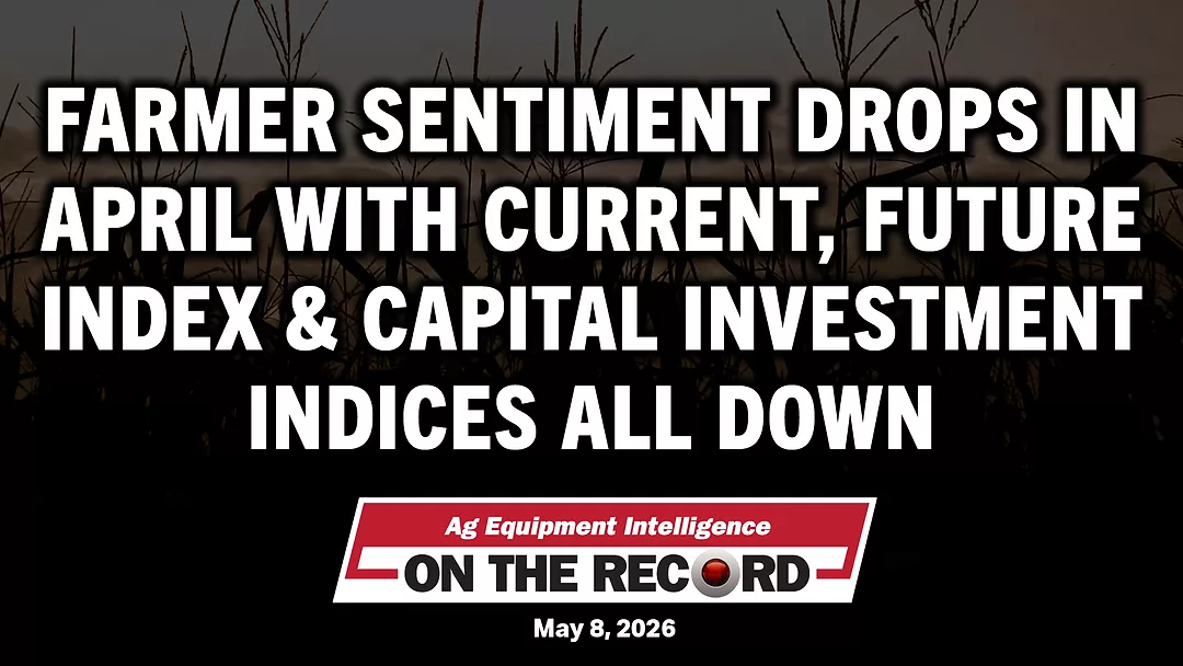 Farmer Sentiment Drops in April with Current, Future & Capital ...