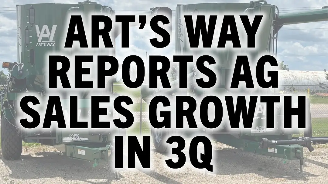 Art’s Way Reports Ag Sales Growth in 3Q .jpg