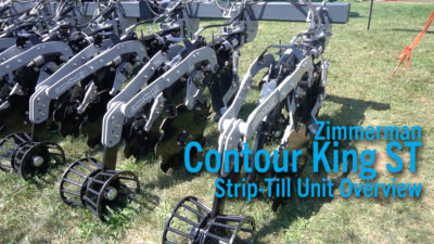 Zimmerman Contour King ST Strip Till Unit Overview
