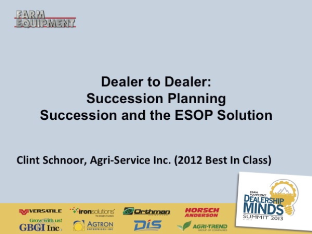 Succession Planning & The ESOP Solution