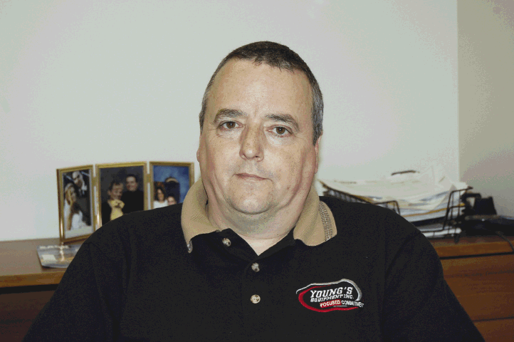 Service manager Brent Bazin
